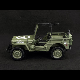 Jeep Army 1944 D-Day Grün 1/18 Norev 189016