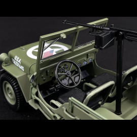 Jeep Army 1944 D-Day Grün 1/18 Norev 189016