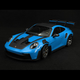 Porsche 911 GT3 RS Weissach Type 992 2024 Shark blue / Black  1/18 Spak 110062022