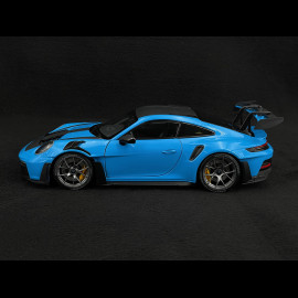 Porsche 911 GT3 RS Weissach Typ 992 2024 Sharkblau / Schwarz 1/18 Minichamps 110062022