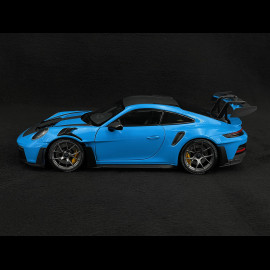 Porsche 911 GT3 RS Weissach Type 992 2024 Shark blue / Black  1/18 Spak 110062022