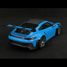 Porsche 911 GT3 RS Weissach Typ 992 2024 Sharkblau / Schwarz 1/18 Minichamps 110062022