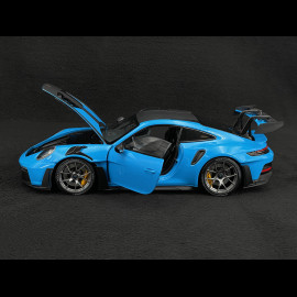 Porsche 911 GT3 RS Weissach Typ 992 2024 Sharkblau / Schwarz 1/18 Minichamps 110062022