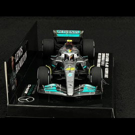 Lewis Hamilton Mercedes-AMG W13E n° 44 2nd GP France 2022 F1 1/43 Minichamps 417221244