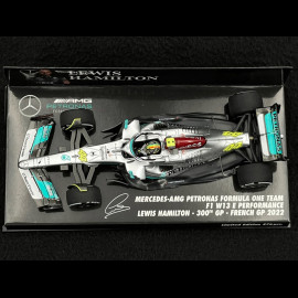 Lewis Hamilton Mercedes-AMG W13E Nr 44 Platz 2. GP Frankreich 2022 F1 1/43 Minichamps 417221244