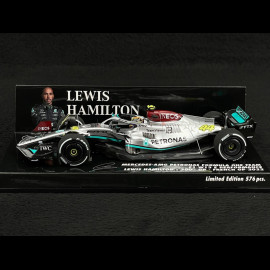 Lewis Hamilton Mercedes-AMG W13E Nr 44 Platz 2. GP Frankreich 2022 F1 1/43 Minichamps 417221244