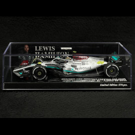 Lewis Hamilton Mercedes-AMG W13E Nr 44 Platz 2. GP Frankreich 2022 F1 1/43 Minichamps 417221244