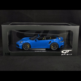 Porsche 911 Turbo S Cabriolet Typ 992 2020 Sharkblau 1/18 GT Spirit GT441