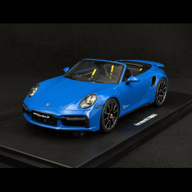 Porsche 911 Turbo S Cabriolet Typ 992 2020 Sharkblau 1/18 GT Spirit GT441