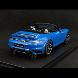 Porsche 911 Turbo S Cabriolet Typ 992 2020 Sharkblau 1/18 GT Spirit GT441