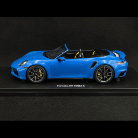 Porsche 911 Turbo S Cabriolet Typ 992 2020 Sharkblau 1/18 GT Spirit GT441