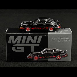 Porsche 911 Carrera RS 2.7 1973 Black / Red 1/64 Spak MGT00688-L