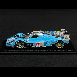 Glickenhaus 007 LMH n° 708 Platz 6. 24h Le Mans 2023 Scuderia Glickenhaus 1/43 Spark S8732