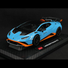 Lamborghini Huracan STO 2023 Gulf blue / Orange 1/18 Rastar 63800