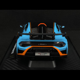 Lamborghini Huracan STO 2023 Gulfblau / Orange 1/18 Rastar 63800