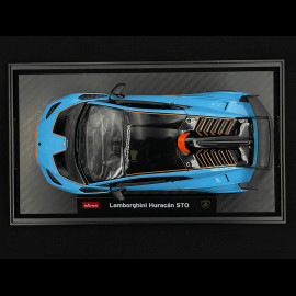 Lamborghini Huracan STO 2023 Gulf blue / Orange 1/18 Rastar 63800