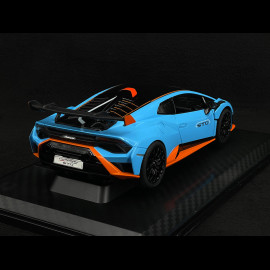 Lamborghini Huracan STO 2023 Gulfblau / Orange 1/18 Rastar 63800