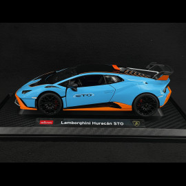 Lamborghini Huracan STO 2023 Gulf blue / Orange 1/18 Rastar 63800