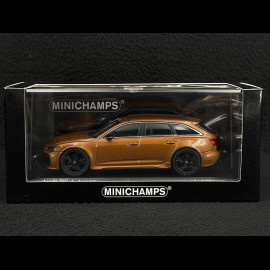 Audi RS6 Avant 2019 Metallic Ipanema Brown 1/43 Minichamps 410018018