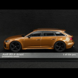 Audi RS6 Avant 2019 Metallic Ipanema Brown 1/43 Minichamps 410018018