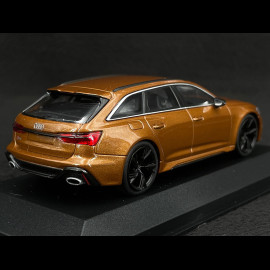 Audi RS6 Avant 2019 Metallic Ipanema Brown 1/43 Minichamps 410018018