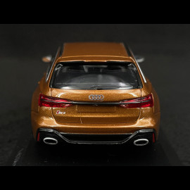 Audi RS6 Avant 2019 Metallic Ipanema Brown 1/43 Minichamps 410018018