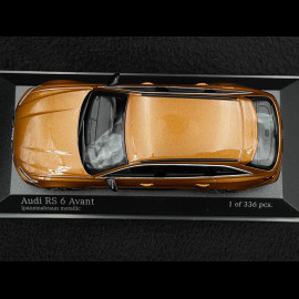 Audi RS6 Avant 2019 Metallic Ipanema Brown 1/43 Minichamps 410018018