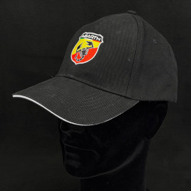 Abarth Cap Scorpione Logo Baseball Schwarz / Rot