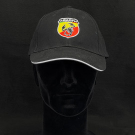 Abarth Cap Scorpione Logo Baseball Schwarz / Rot