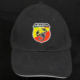 Abarth Cap Scorpione Logo Baseball Schwarz / Rot