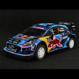 Ott Tanak Ford Puma Rally1 n° 8 Sieger Rallye Schweden 2023 WRC 1/18 Solido S1809503