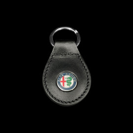 Alfa Romeo Keyring Black Leather