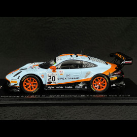 Porsche 911 GT3 R Type 991 n° 20 Sieger 24h Spa 2019 1/43 Spark 43SPA2019