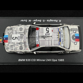 BMW 635 CSI n° 5 Sieger 24h Spa 1985 1/43 Spark 43SPA1985