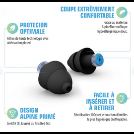 24h Le Mans® Earplugs Racing Pro Reusable Alpine Hearing