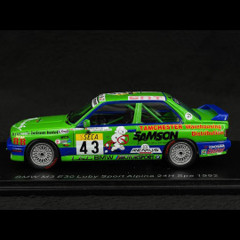 BMW M3 E30 n° 43 24h Spa 1992 1/43 Spark 100SPA12