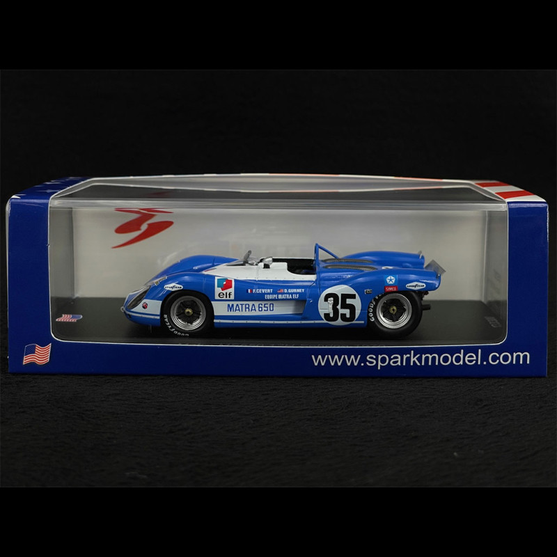 Spark US307 1/43 Matra MS650 No.35 12H Sebring 1970 D