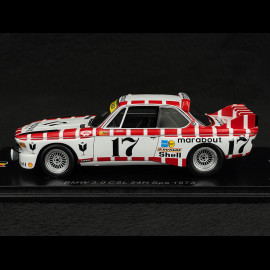 BMW 3.0 CSL n° 17 24h Spa 1973 1/43 Spark 100SPA07