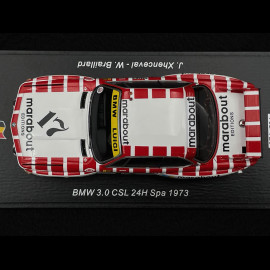 BMW 3.0 CSL n° 17 24h Spa 1973 1/43 Spark 100SPA07
