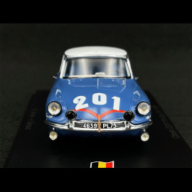 Citroën DS 19 n° 201 24h Spa 1964 1/43 Spark 100SPA01