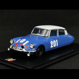 Citroën DS 19 n° 201 24h Spa 1964 1/43 Spark 100SPA01