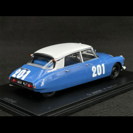 Citroën DS 19 n° 201 24h Spa 1964 1/43 Spark 100SPA01