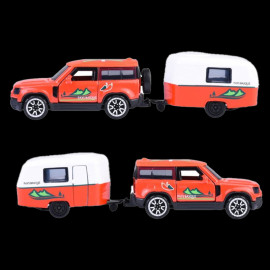 Majorette French Touch Set 60 years Land Rover Defender 90 with tow bar 1/59 Majorette 212055014