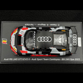 Audi R8 LMS GT3 Evo II n° 11 24h Spa 2023 1/43 Spark SB705