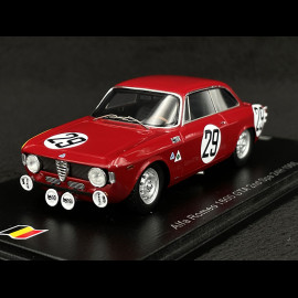 Alfa Romeo 1600 GTA n° 29 2. 24h Spa 1966 1/43 Spark 100SPA09