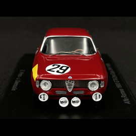 Alfa Romeo 1600 GTA n° 29 2. 24h Spa 1966 1/43 Spark 100SPA09