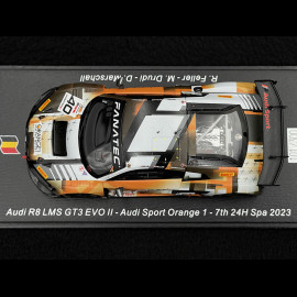 Audi R8 LMS GT3 Evo II n° 40 24h Spa 2023 1/43 Spark SB704