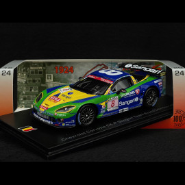 Chevrolet Corvette C6R n° 8 24h Spa 2009 1/43 Spark 100SPA22