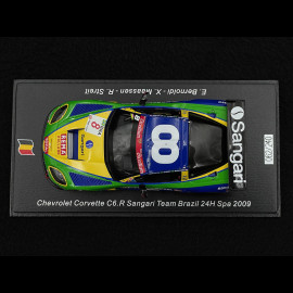 Chevrolet Corvette C6R n° 8 24h Spa 2009 1/43 Spark 100SPA22