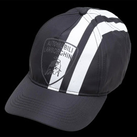 Lamborghini Cap White Stripes Schwarz / Weiß E8XVBKW0 - Unisex